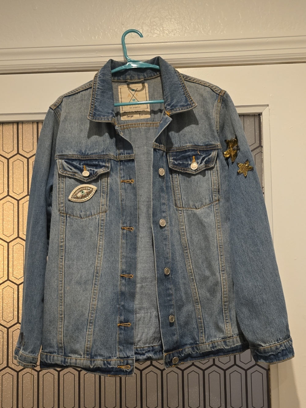 Angelkiss Embellished Denim Jacket